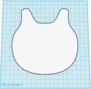 Baby Bib (Boy) Silhouette