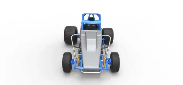 Vintage Sprint car Scale 1:25 — Фото 8 из 30