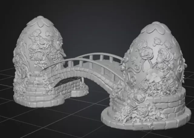 Eggbridge – Fantasy Easter Egg Bridge | 3D Printable — Фото 11 из 12