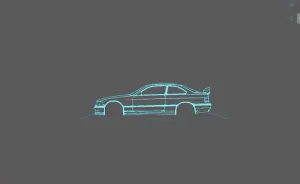 BMW - E36 M3 Wall Art