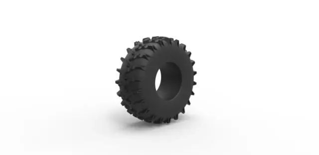 Diecast low pressure tire 7 Scale 1 to 25 — Фото 2 из 9