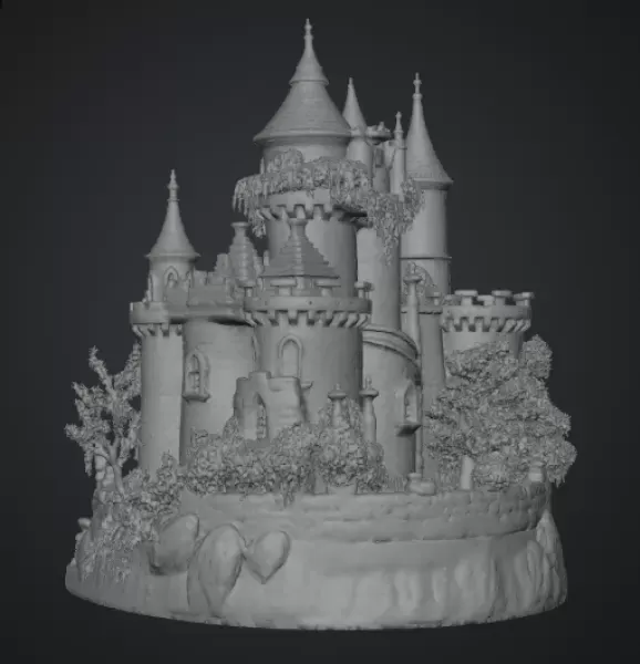 Lavender Bloom Castle STL File for 3D Print — Фото 14 из 15