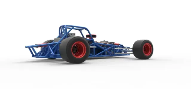 Supermodified front engine race car Base Version 4 Scale 1:25 — Image 21 of 30
