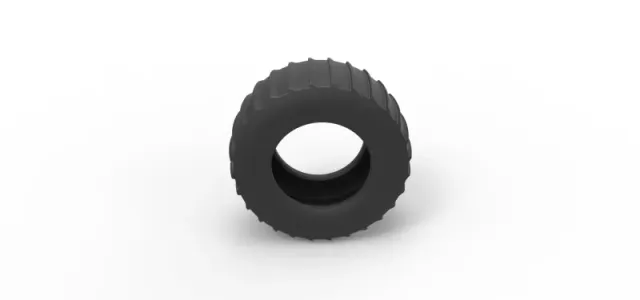 Tire of Vintage Pulling tractor Version 4 Scale 1:25 — Фото 6 из 8
