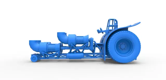 Diecast Pulling tractor with 4 jet engines Version 3 1:25 — Фото 17 из 31