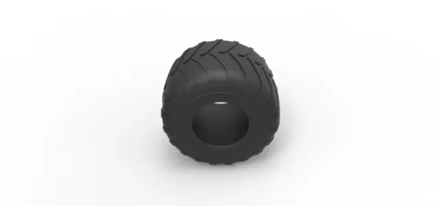 Diecast Monster Jam tire 28 Scale 1:25 — Image 6 of 9