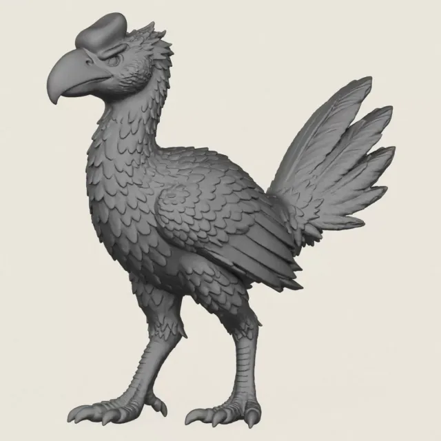 Dinosaur Bird Print Ready 3D Model — Фото 6 из 6