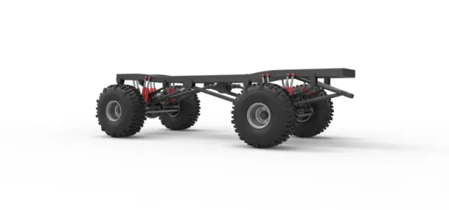 Chassis of Wheel Standing Mega Truck Scale 1:25 — Фото 12 из 23