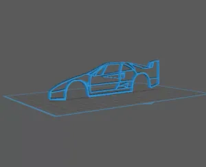 Ferrari - F40 Wall Art