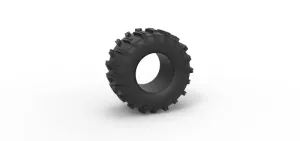 Diecast dirt dragster rear tire 10 Scale 1:25