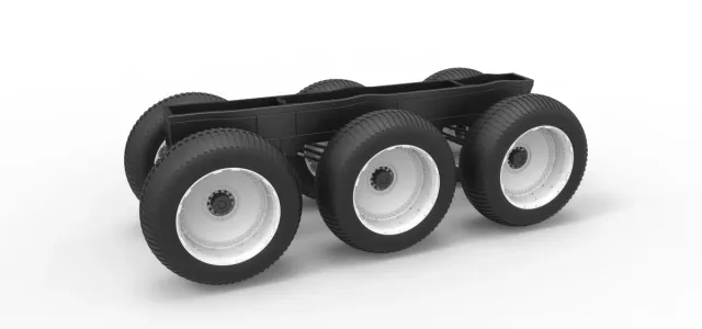 Diecast Chassis of 6x6 Monster Truck Version 3 Scale 1:25 — Фото 25 из 25
