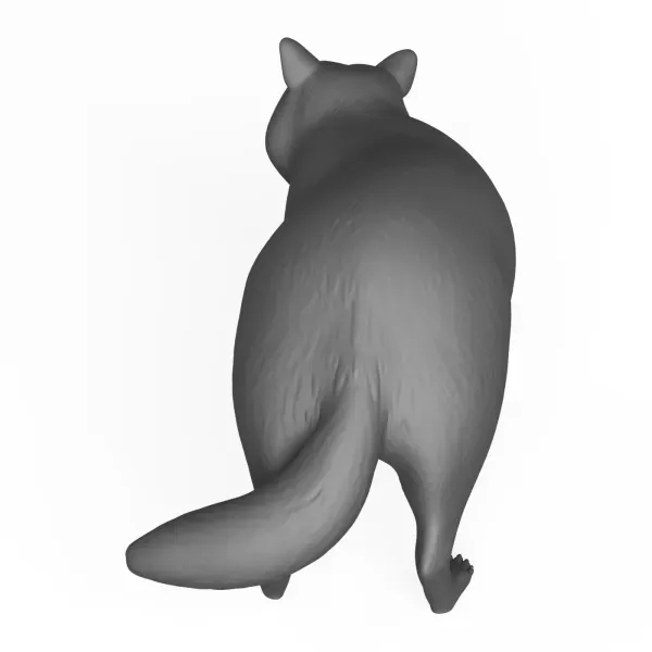 3D Printable Racoon Animal — Image 4 of 6