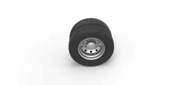 Rear double wheel of Pulling Semi truck Scale 1:25 — Фото 6 из 11