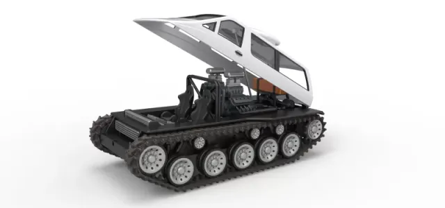 Vintage Monster tank Version 6 Scale 1:25 — Image 21 of 30