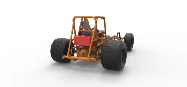 Vintage Sprint car Base Version 2 Scale 1:25 — Фото 18 из 30