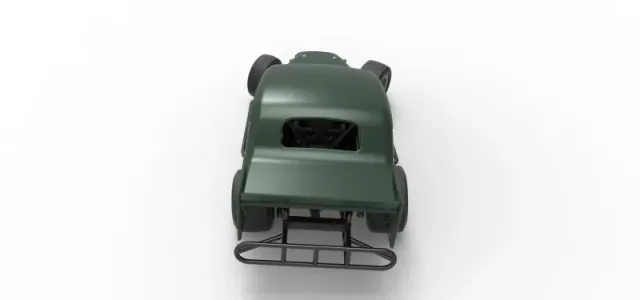 Vintage Dirt Modified stock car while turning Scale 1:25 — Image 17 of 30