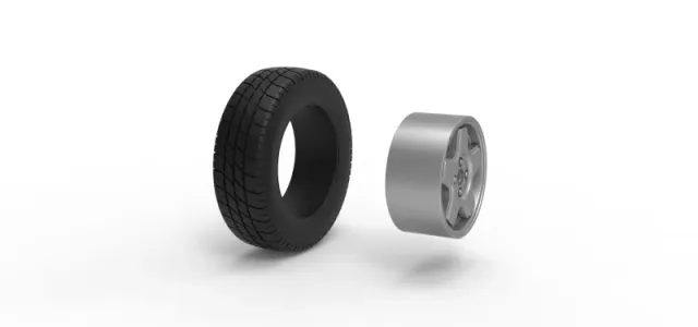 Front wheel of BriSCA Formula 2 Stock Car Scale 1:25 — Фото 10 из 12