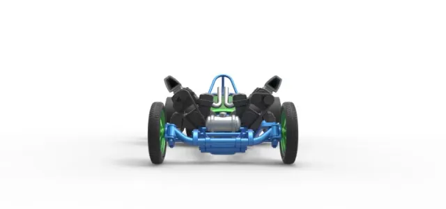 Diecast Front engine old school 6 wheeled dragster Scale 1:25 — Image 5 of 31
