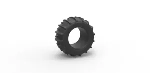 Diecast Dune buggy rear tire 30 Scale 1:25