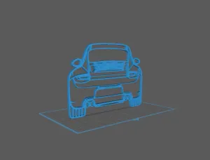 Porsche - 911 modele 997 Wall Art