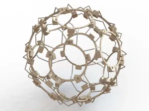 Wireframe Shape Geometric Companion Dodecahedron