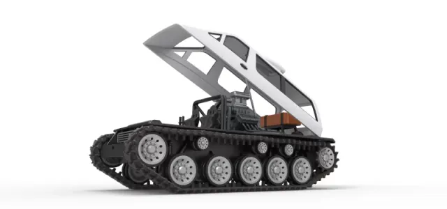 Vintage Monster tank Version 6 Scale 1:25 — Image 22 of 30