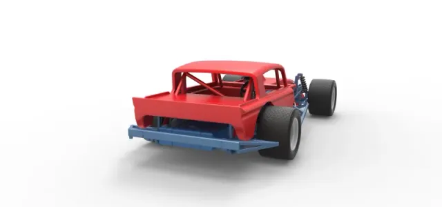 Vintage Asphalt Modified stock car V9 Scale 1:25 — Фото 18 из 29