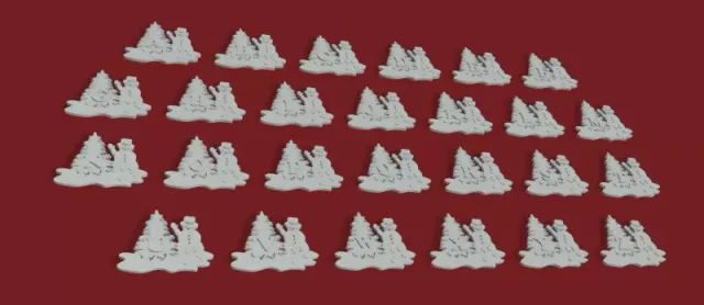 CHRISTMAS SNOWMAN 3D letters stl file — Фото 7 из 11