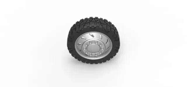 10 Triangular Hole front semi wheel for pickup V3 Scale 1:25 — Фото 6 из 12