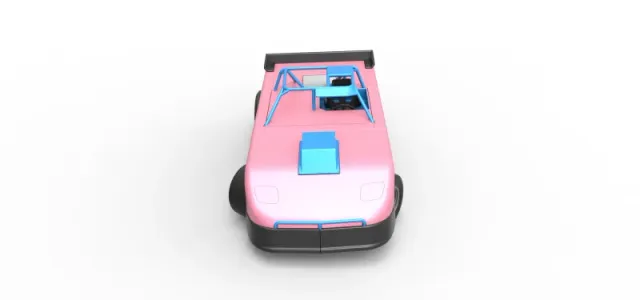New Zealand Super Saloon race car while turning V2 Scale 1:25 — Фото 8 из 31