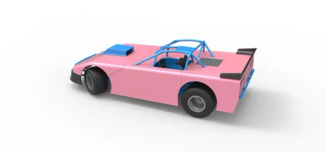 New Zealand Super Saloon race car while turning V2 Scale 1:25 — Фото 12 из 31