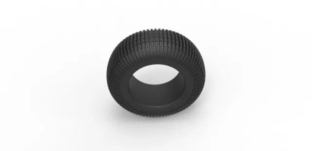 Diecast Dune buggy rear tire 21 Scale 1:25 — Image 6 of 9