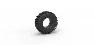 Diecast offroad tire 7 Scale 1 to 25