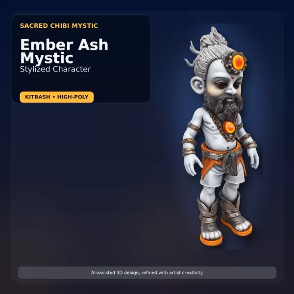 Stylized Mythic Character Pack – Kitbash High-Poly Collection — Фото 20 из 22