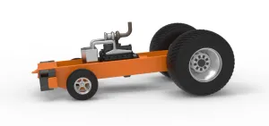 Pro Stock Pulling Tractor Base Version 2 Scale 1:25