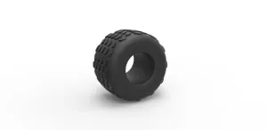 Diecast Monster Jam tire 2 Scale 1:25