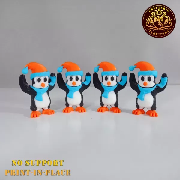 Flexi Mini Penguin | Christmas Special | No support | Print in P — Фото 4 из 7