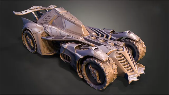 3D Printed Batmobile Model — Фото 11 из 11
