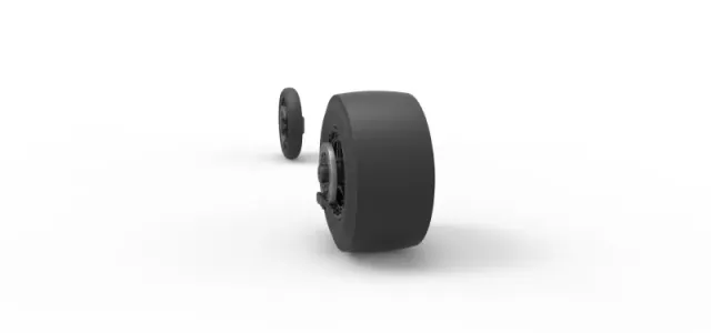Wheel Set of Top fuel dragster motorcycle Scale 1:25 — Image 8 of 15