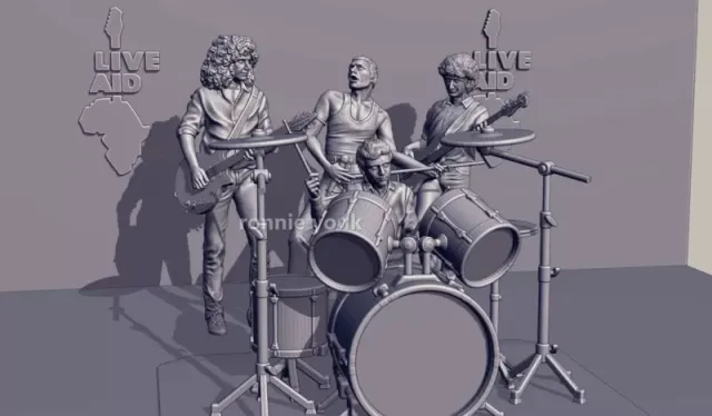Freddie Mercury - Queen 3D printing — Image 9 of 12