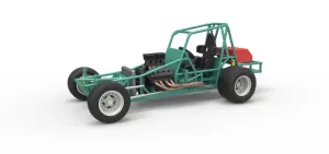 Vintage Northeast Dirt Modified stock car Base Scale 1:25