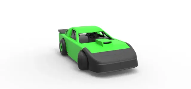 New Zealand Super Saloon race car while turning Scale 1:25 — Фото 26 из 31