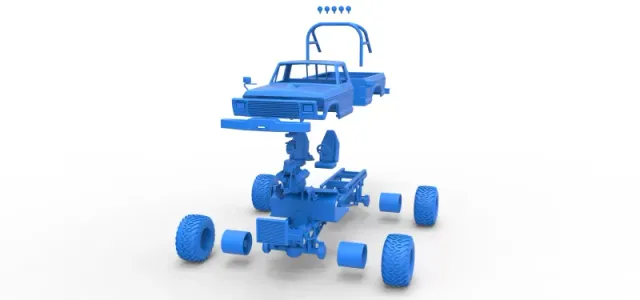 Diecast vintage Monster Truck Scale 1:25 — Фото 28 из 31