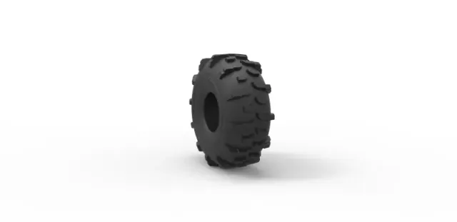 Diecast dirt dragster rear tire 2 Scale 1 to 10 — Фото 8 из 9