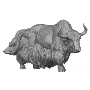 3D Printable Yak Animal