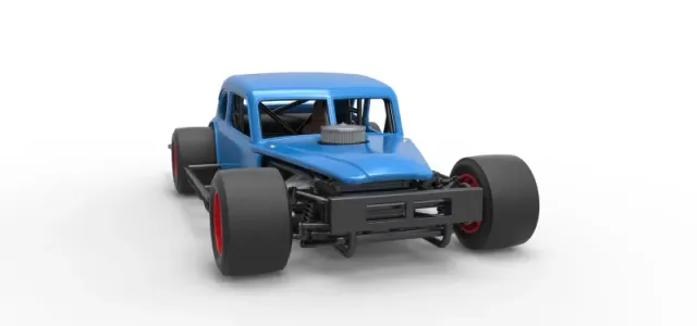 Vintage Asphalt Modified stock car V5 Scale 1:25 — Фото 23 из 26
