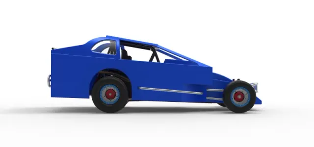 Northeast Dirt Modified stock car Version 2 Scale 1:25 — Фото 22 из 30