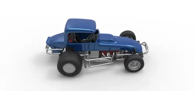 Vintage Sprint car Version 2 Scale 1:25 — Фото 23 из 31
