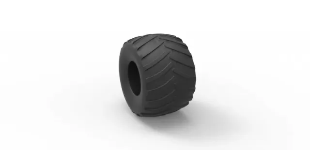 Diecast monster truck tire Scale 1 to 25 — Фото 8 из 9