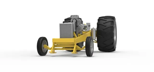 Vintage Pulling tractor Base Version 2 Scale 1:25 — Фото 6 из 24